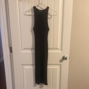 Zara Black Sleeveless Tight Dress